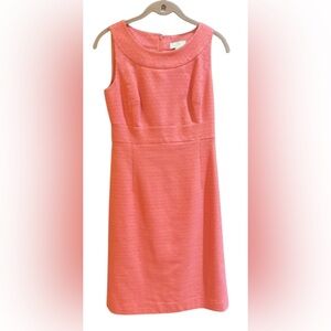 NNW Ann Taylor Loft Sz 0 Dusty Rose Sheath Dress